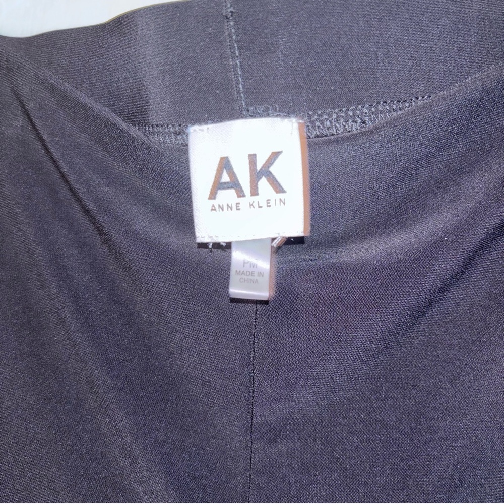Anne Klein Elegant Black Wide Leg Trousers - Picture 3 of 4